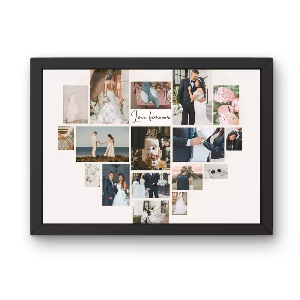 Heart Collage Customised Photo Frames | Create & Store Memories