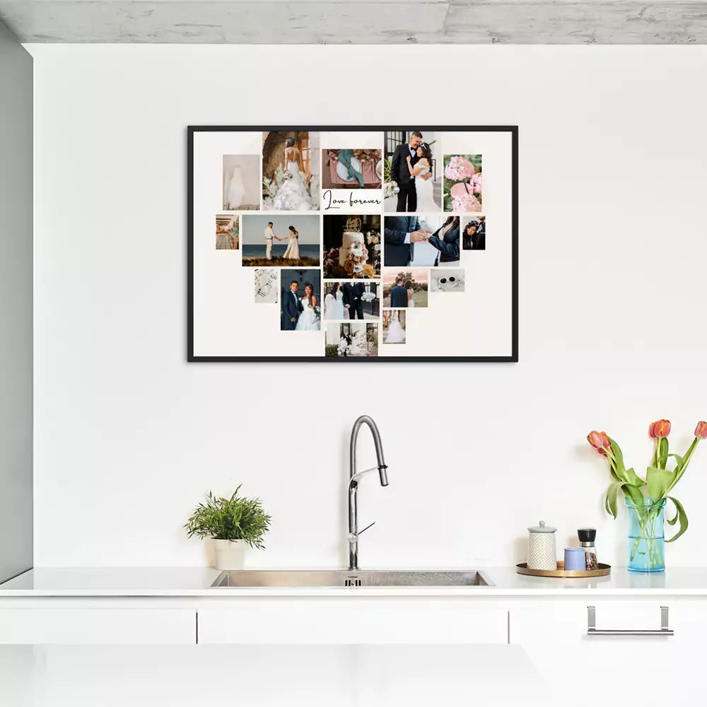 Heart Collage Customised Photo Frames | Create & Store Memories