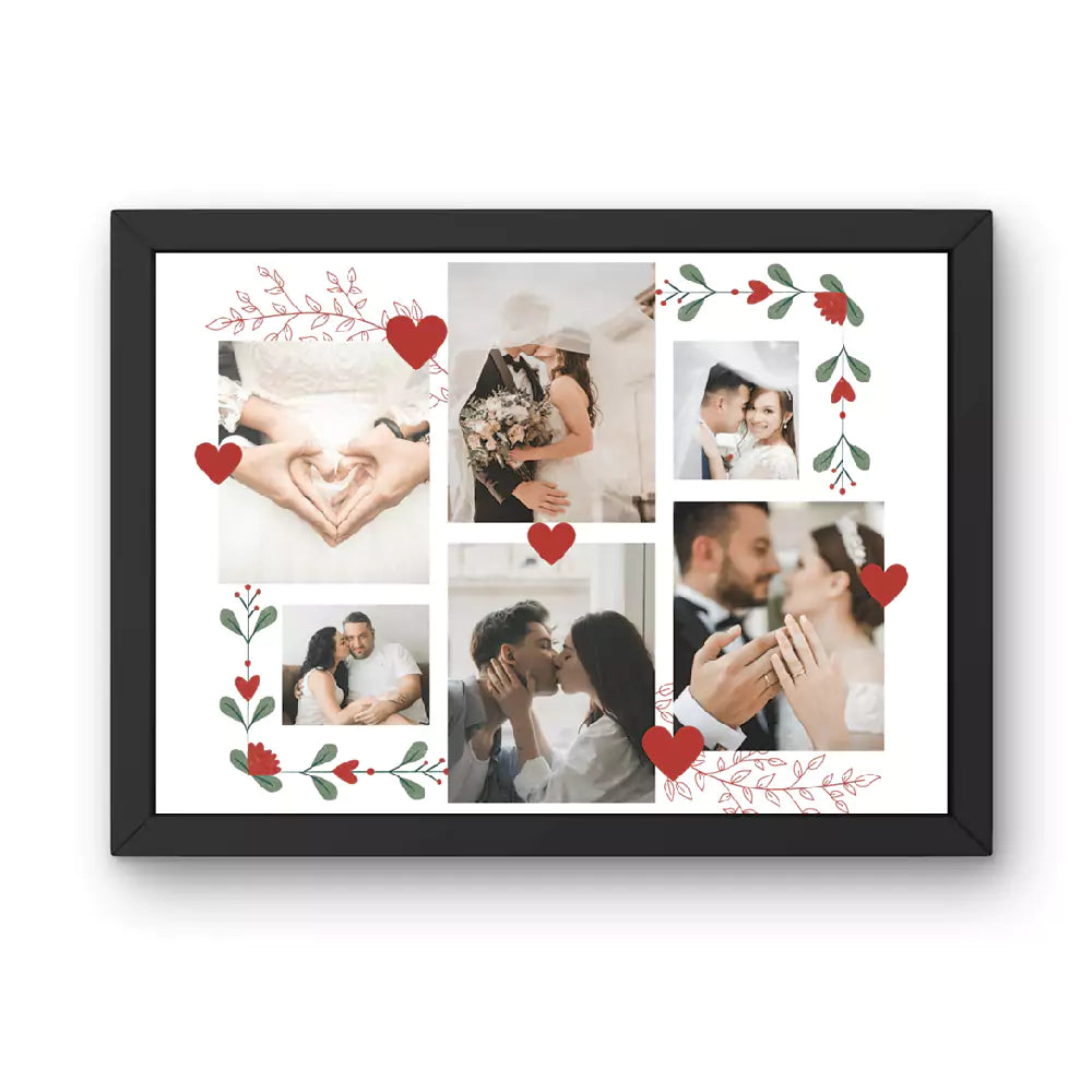 Create Your Love Memories Customised Photo Frames | Add Six Images