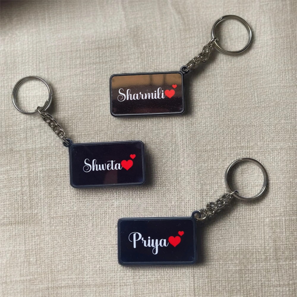 Customized Name Keychain | Lifetime printing (Two Side)