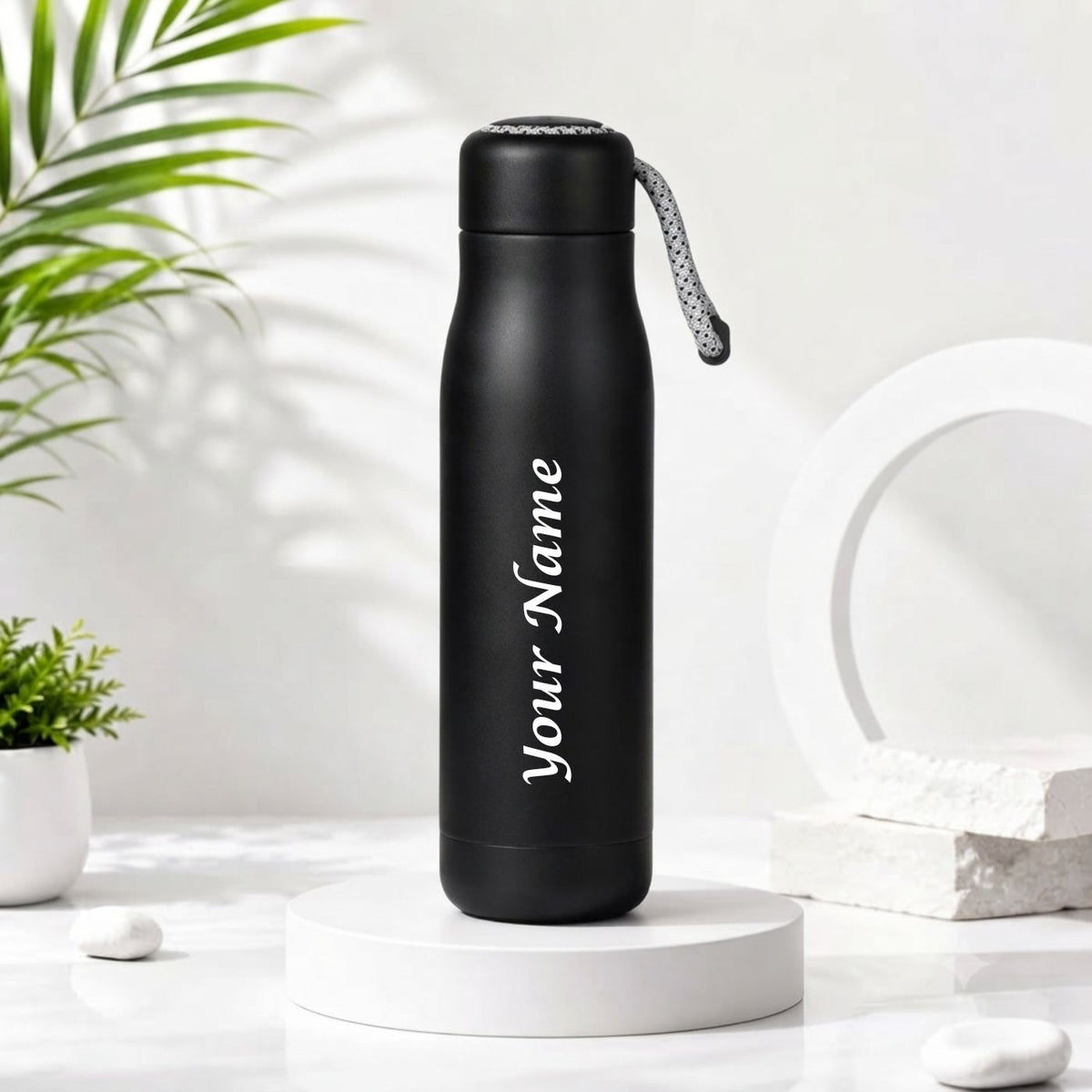 Personalised Stainless Steel Hot & Cold Vacuum Water Bottle – 550 ML Dori Bottle