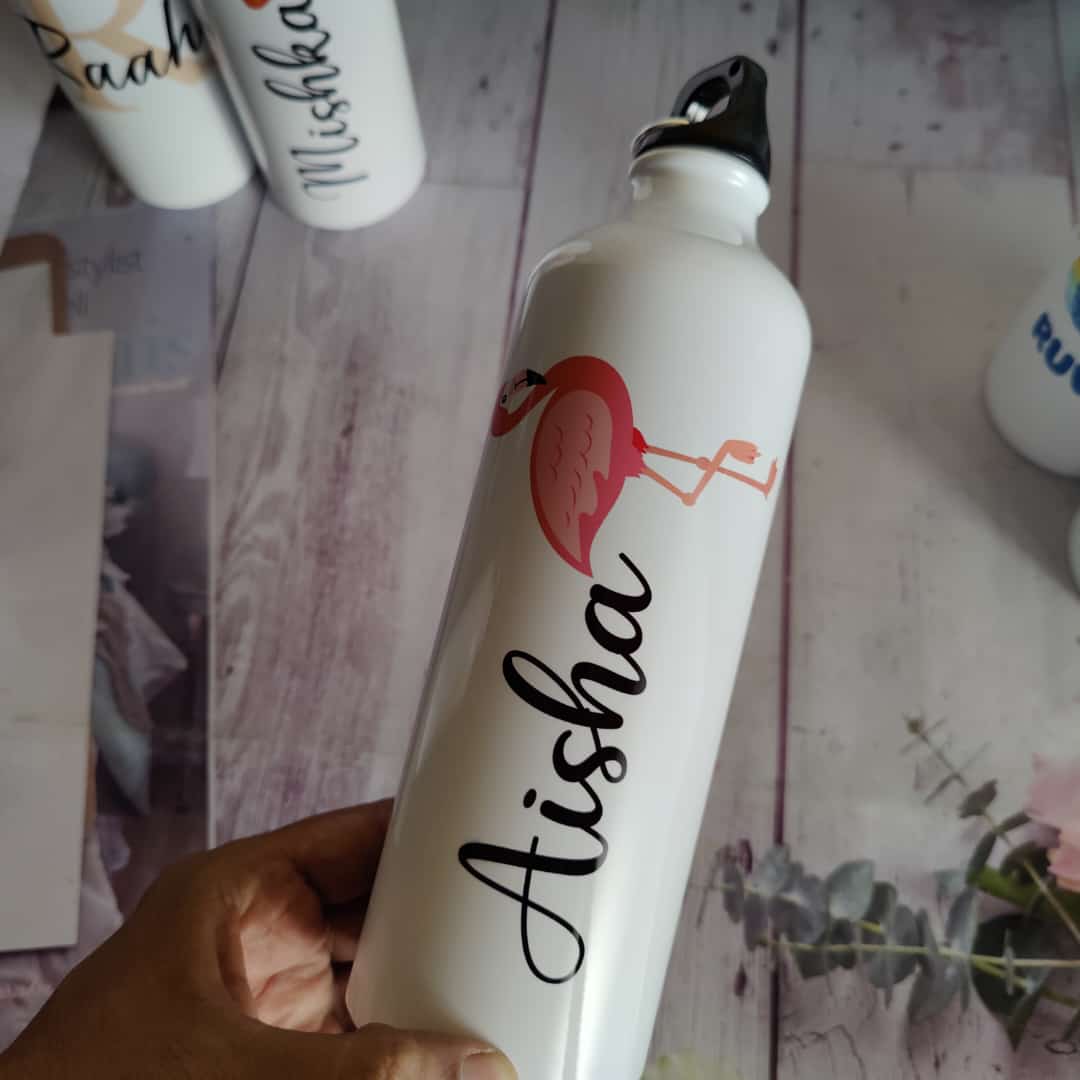 Sipper bottle with customised name