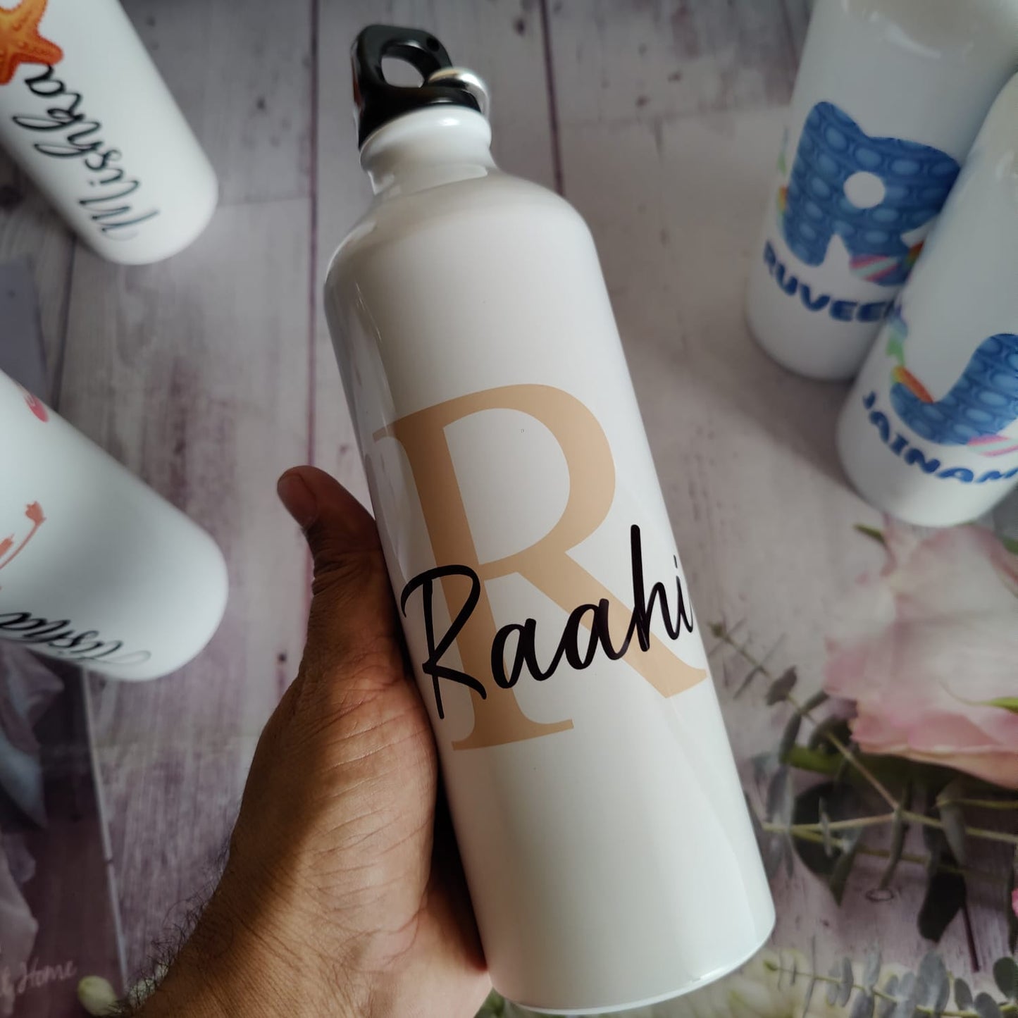 Sipper bottle with customised name