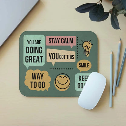 Motivational Quotes Mouse Pad