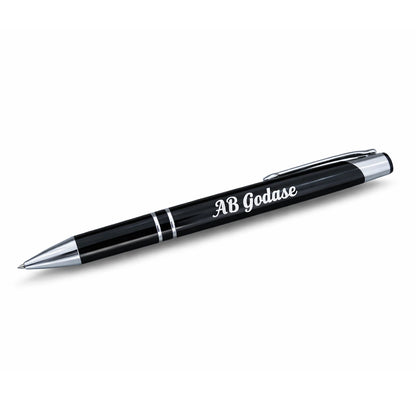 Personalized Metal Pen with Laser Engraving - Custom Name & Mobile No.