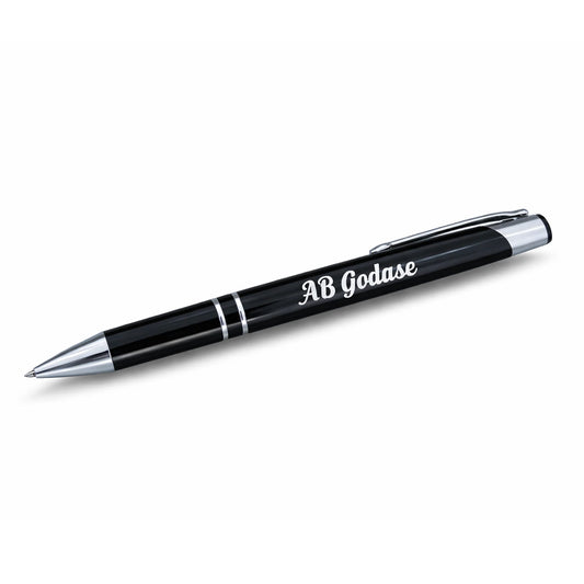 Personalized Metal Pen with Laser Engraving - Custom Name & Mobile No.