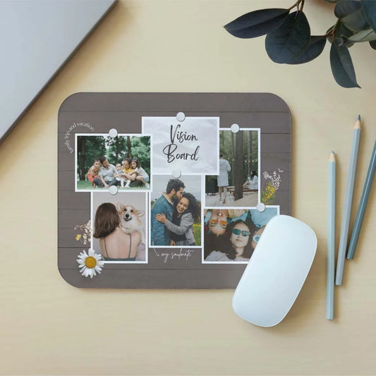 Vision Board Customized Mouse Pad - Add Your Own Images