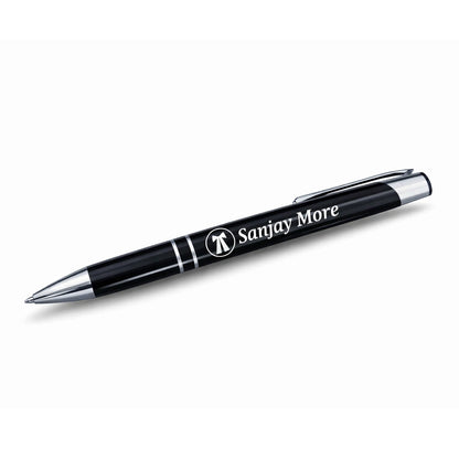 Personalized Metal Pen with Laser Engraving - Custom Name & Mobile No.
