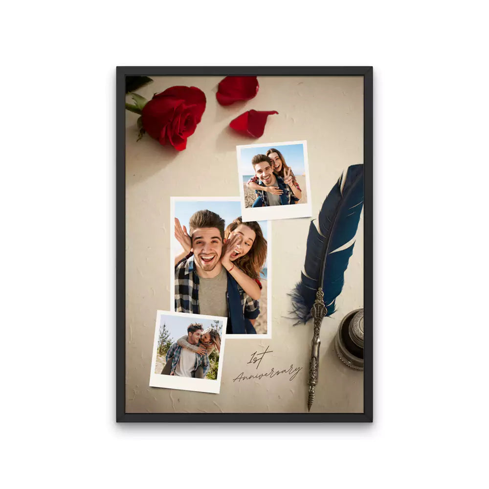 My First Anniversary Personalized Photo Frame (Portrait)