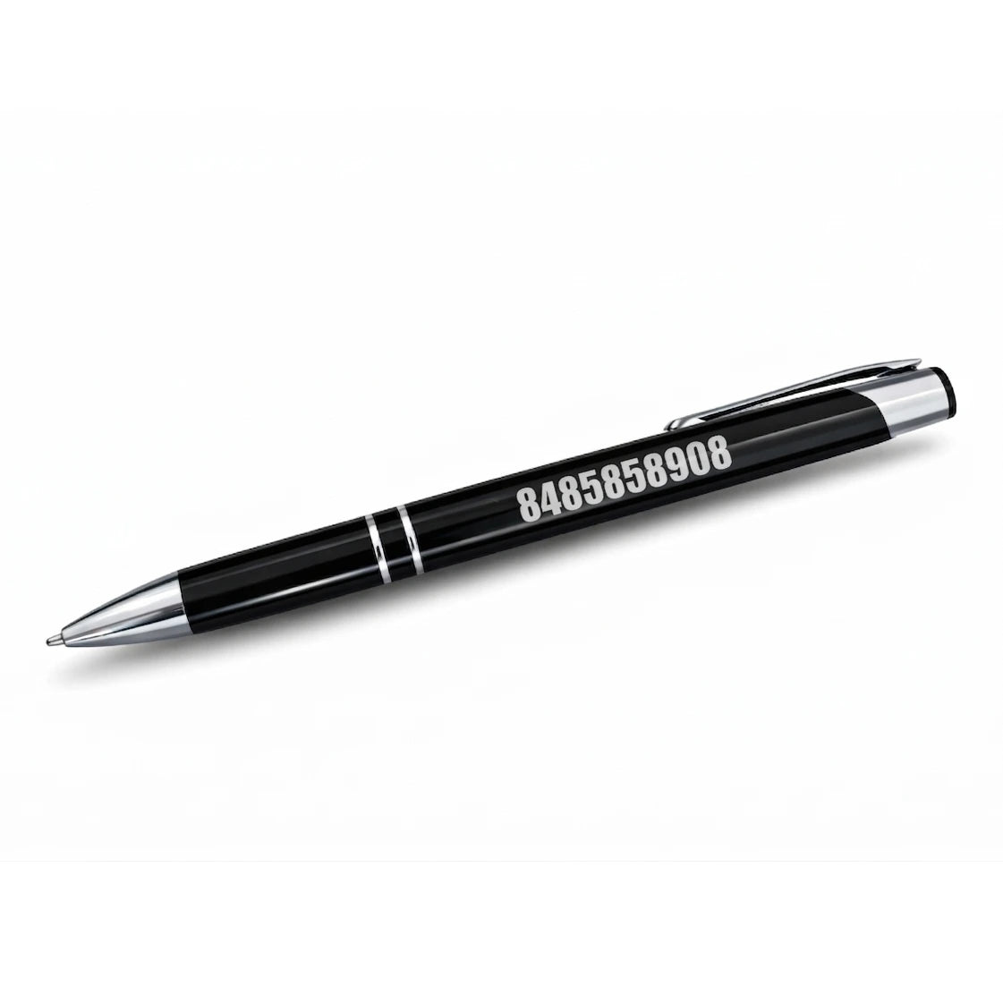 Personalized Metal Pen with Laser Engraving - Custom Name & Mobile No.