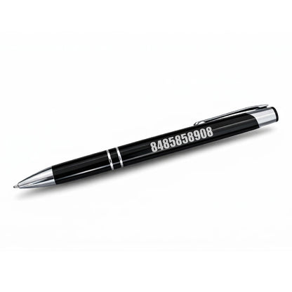 Personalized Metal Pen with Laser Engraving - Custom Name & Mobile No.