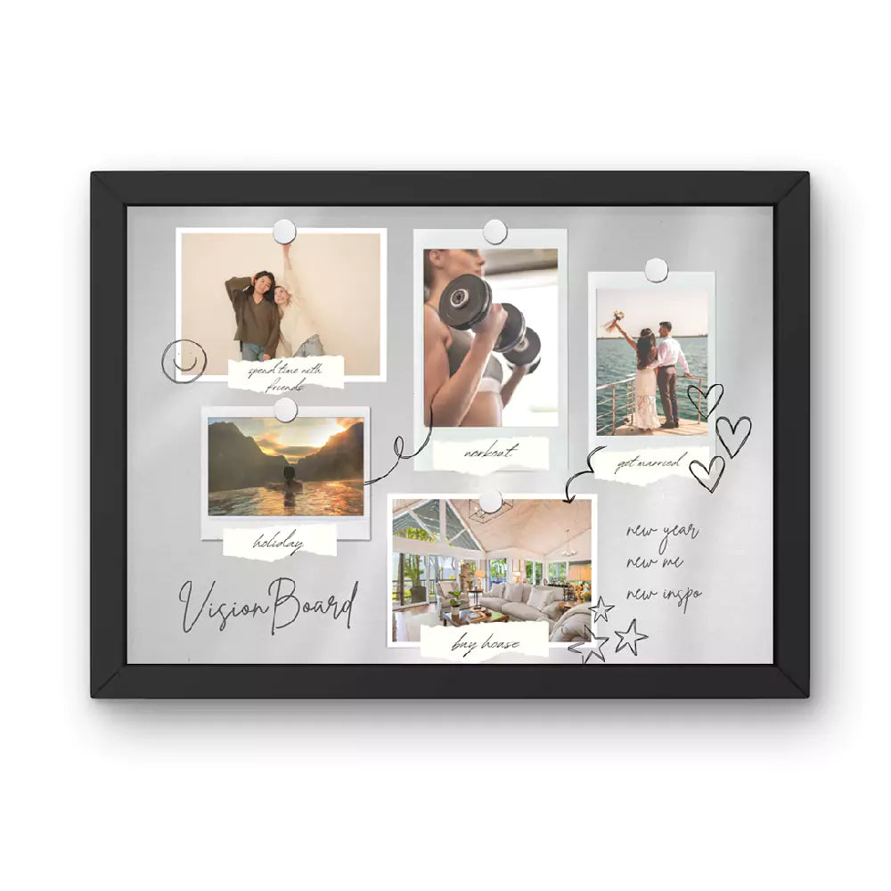 Create Your Vision Board Customised Photo Frames | Achive Goals