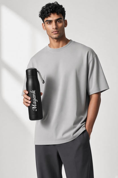 Personalised Stainless Steel Hot & Cold Vacuum Water Bottle – 550 ML Dori Bottle