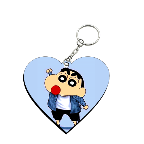 Heart Shape MDF Keychain HS12