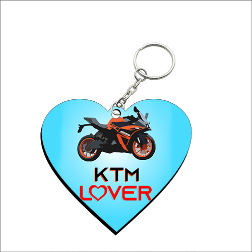 Heart Shape MDF Keychain HS17