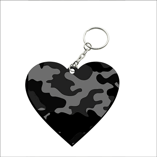 Heart Shape MDF Keychain HS25