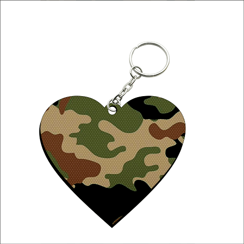 Heart Shape MDF Keychain HS26