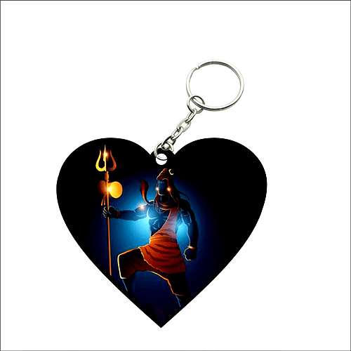 Heart Shape MDF Keychain HS38