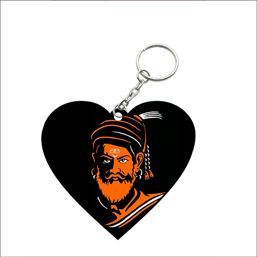 Heart Shape MDF Keychain HS40