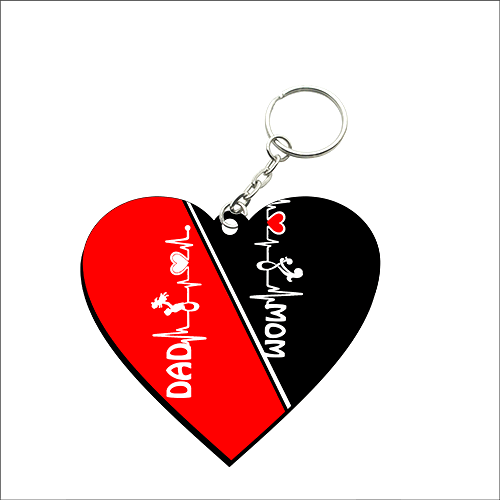 Heart Shape MDF Keychain HS50