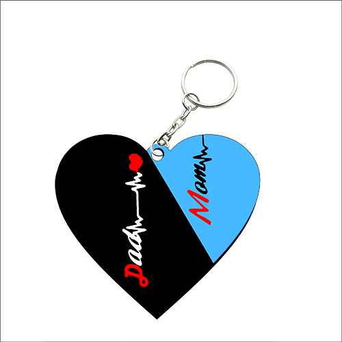 Heart Shape MDF Keychain HS55