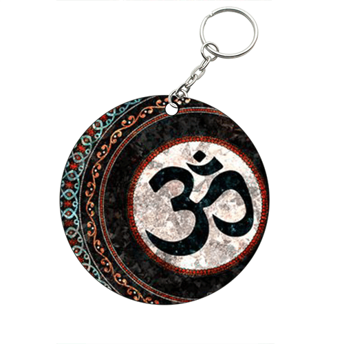 Round Shape MDF Keychain OK18