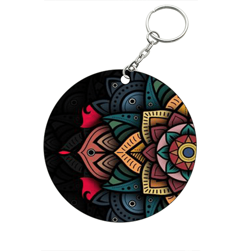 Round Shape MDF Keychain OK21