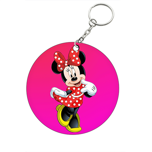 Round Shape MDF Keychain OK30