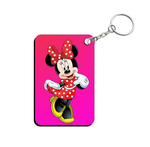 Rectangular Shape MDF Keychain RK23