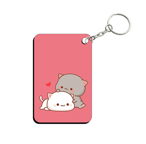 Rectangular Shape MDF Keychain RK24