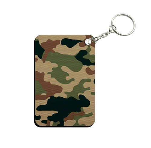 Rectangular Shape MDF Keychain RK39