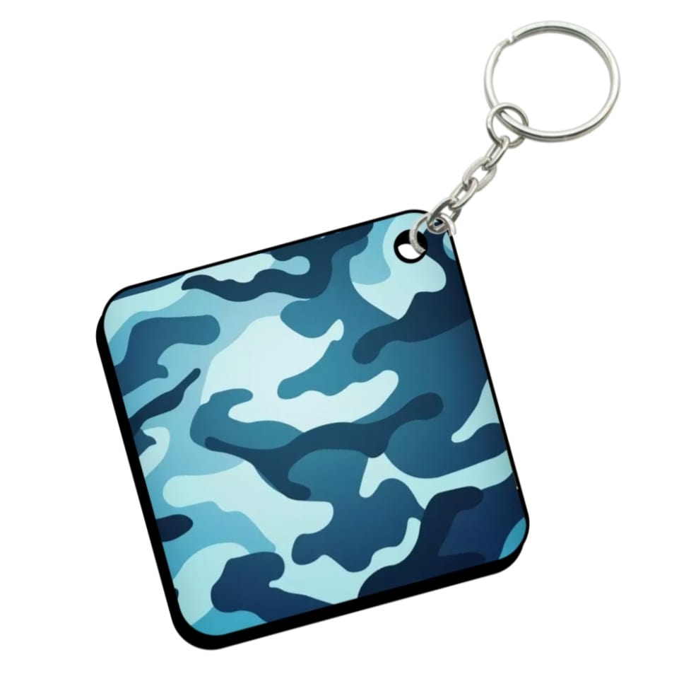 Square Shape MDF Keychain SK29