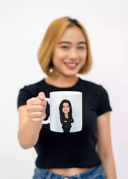 Your Caricature Personalised Coffee Mug