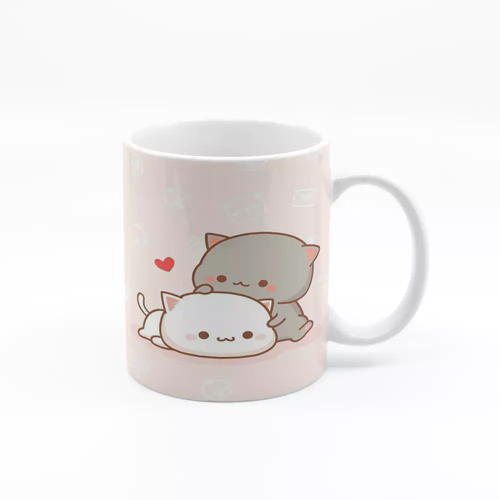 Cute Cartoon Couples Coffee Mug