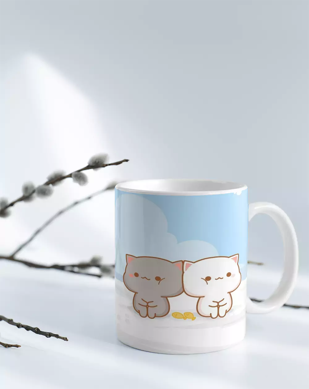 Cute Cartoon Couples New Coffee Mug